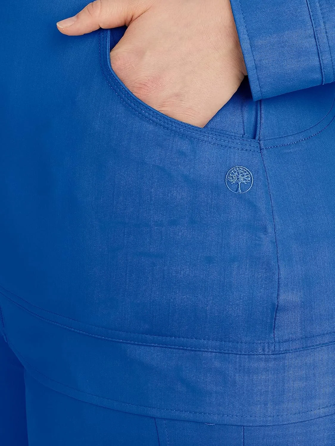 Healing Hands Women's Scrub Jacket, Zip-Up Front with 2-Way Stretch Comfort & Big Kangaroo Pockets 5038
