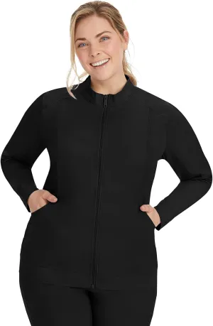 Healing Hands Women's Scrub Jacket, Zip-Up Front with 2-Way Stretch Comfort & Big Kangaroo Pockets 5038
