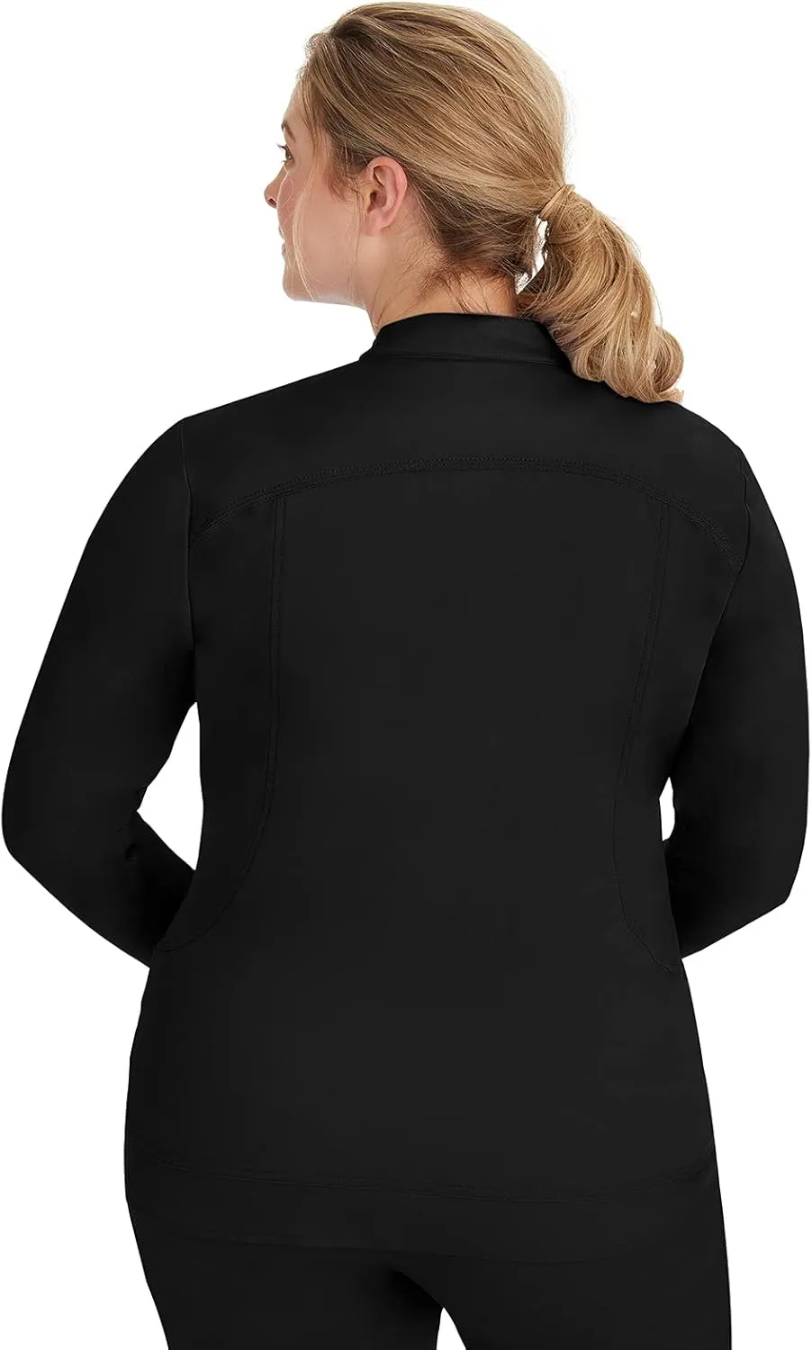 Healing Hands Women's Scrub Jacket, Zip-Up Front with 2-Way Stretch Comfort & Big Kangaroo Pockets 5038