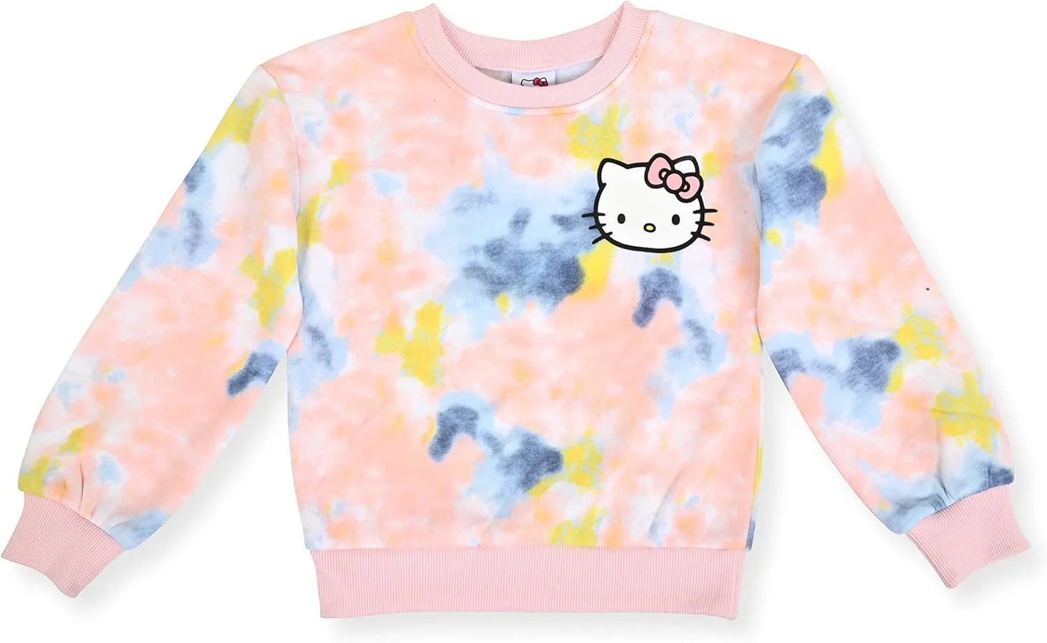 Hello Kitty Girls Legging Set 2 Piece Sherpa Fleece Crew Neck Sweatshirt and Leggings Outfit