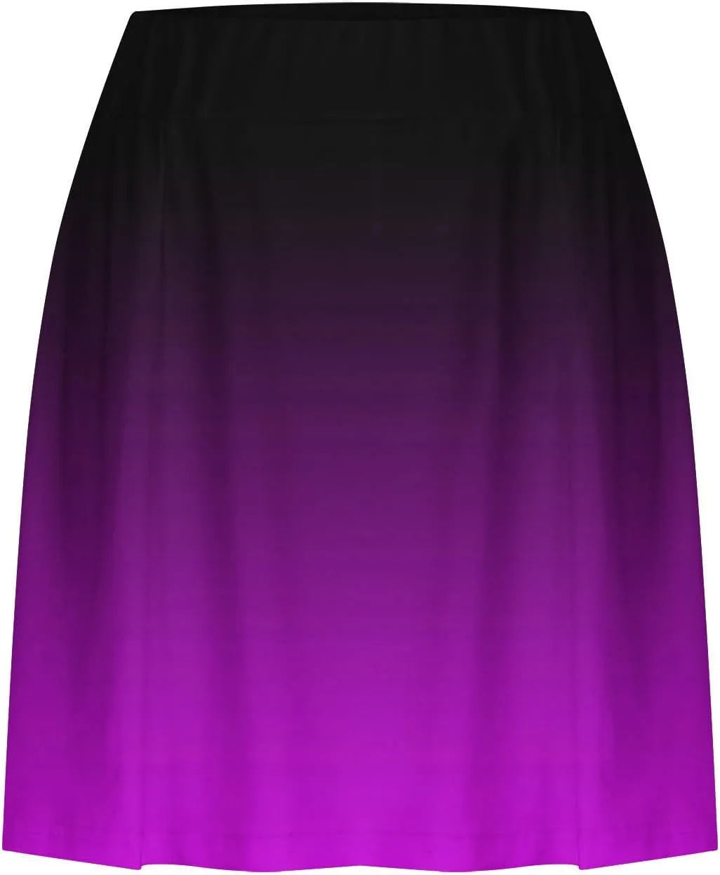 HGps8w Women's Tennis Skirt with Built-in Shorts Stretchy High Waisted Gradient Flowy Athletic Running Golf Skorts Skirts