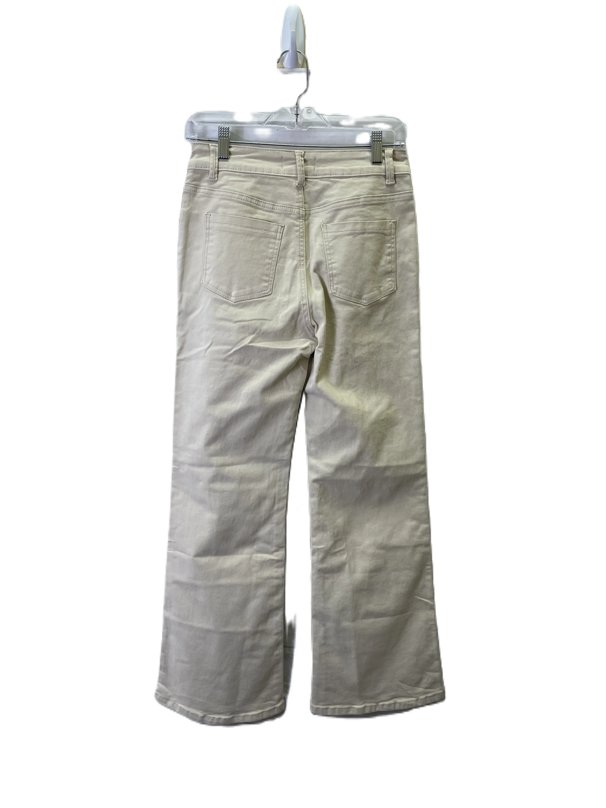 Jeans Straight By Listicle In Cream Denim, Size: 8
