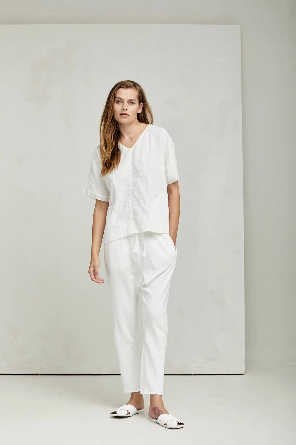 Light Sweat Pants - Natural