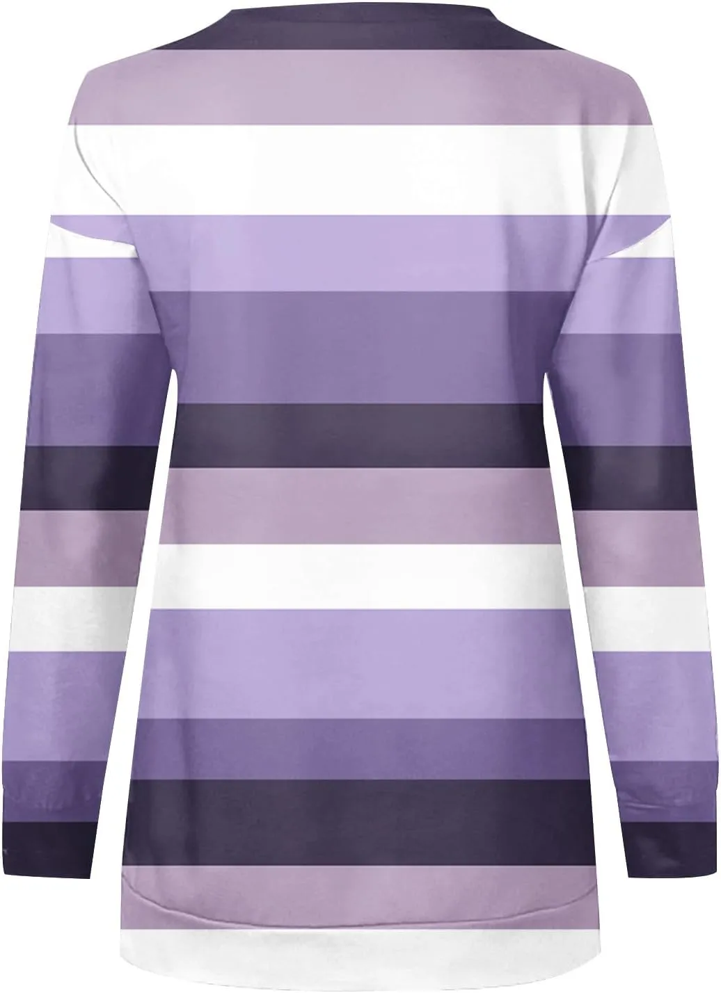 Lightweight Zip Up Hoodie For Women Trendy 2023 Fall Striped Print Tunic Tops Quarter Zip Casual Pullover Sweatshirt