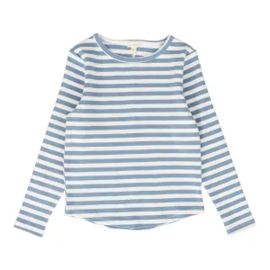 LIL LEGS STRIPED GIRLS STRIPED TEE LONG SLEEVE