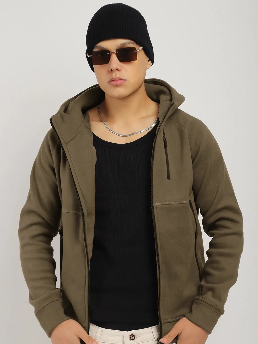 London Wayfarer Brown Hoodie