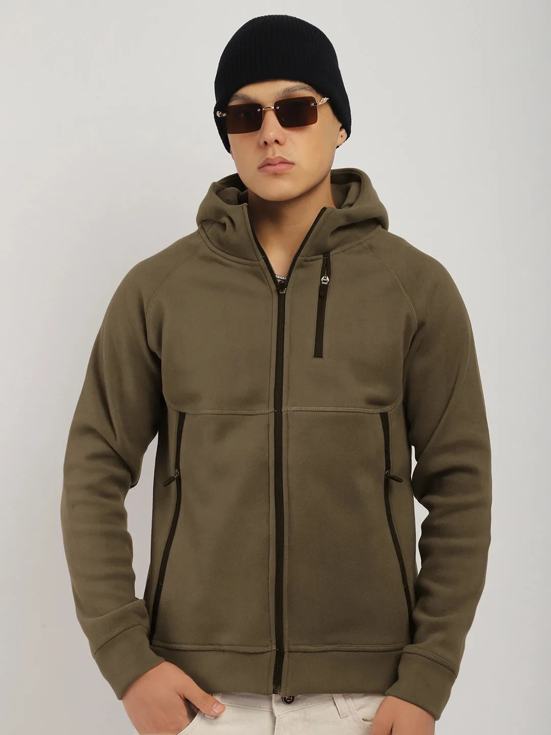 London Wayfarer Brown Hoodie