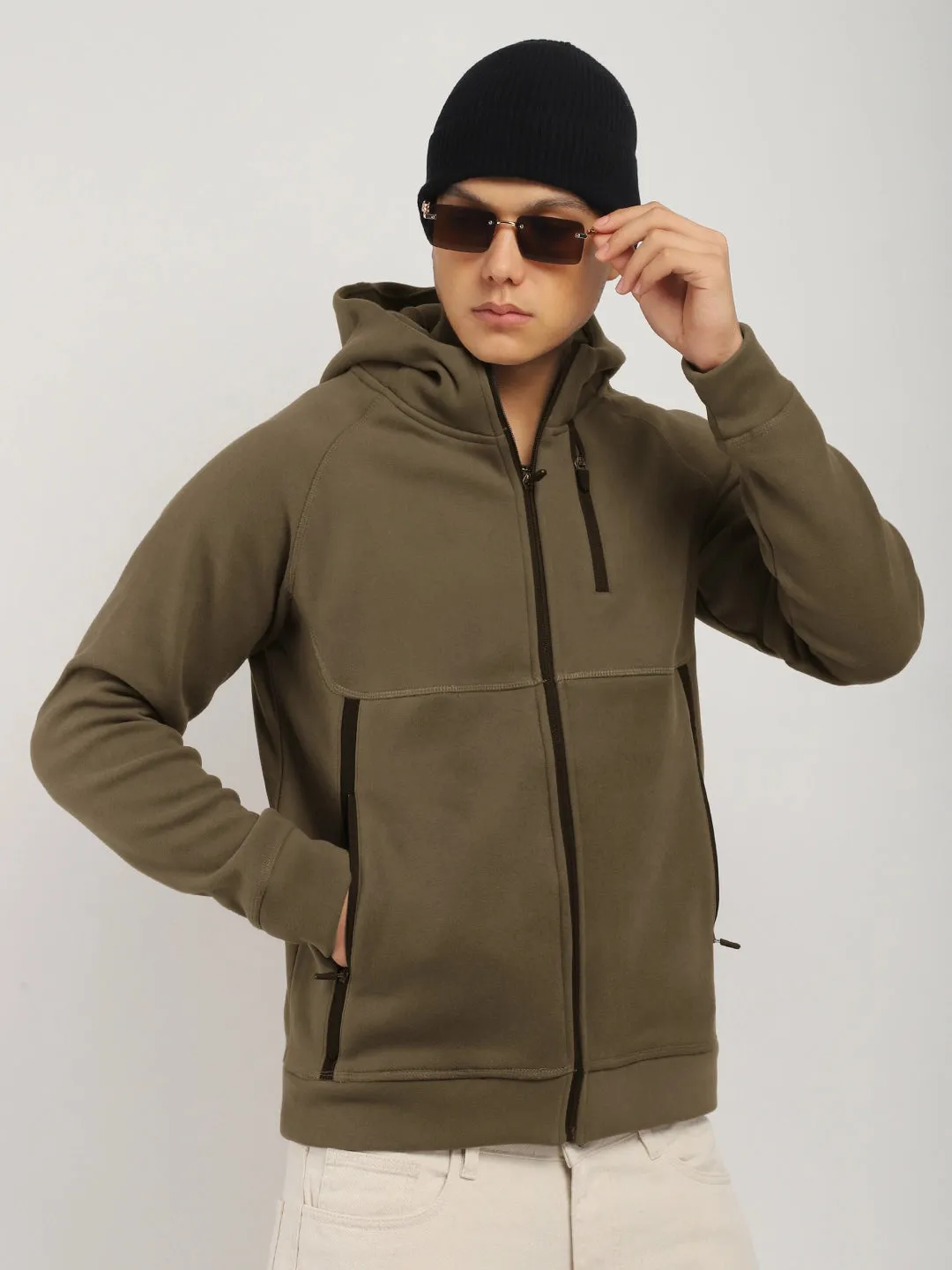 London Wayfarer Brown Hoodie