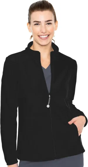 Med Couture Women's Performance Fleece Jacket with 4 Pockets and 2-Way Stretch - MC8684