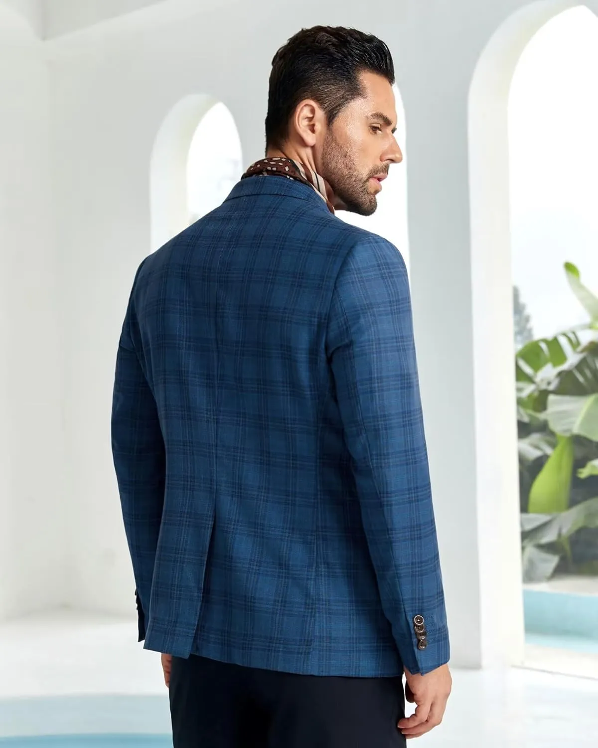 Men's Casual Blazer Suit Jackets Slim Fit Sport Coat Single Breasted Suit Blazers Dinner Party Prom