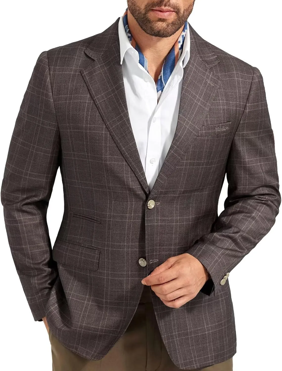 Men's Casual Blazer Suit Jackets Slim Fit Sport Coat Single Breasted Suit Blazers Dinner Party Prom