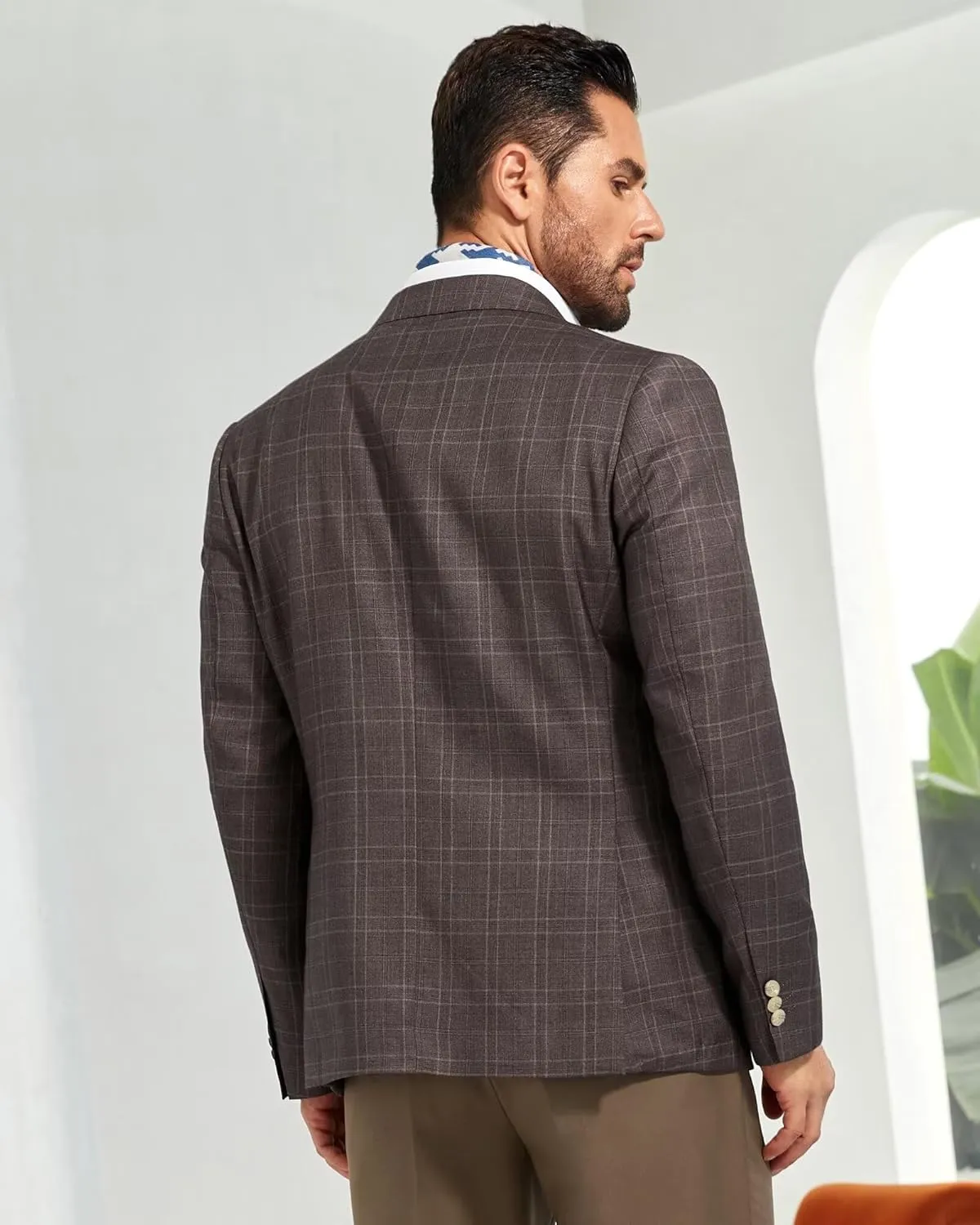 Men's Casual Blazer Suit Jackets Slim Fit Sport Coat Single Breasted Suit Blazers Dinner Party Prom