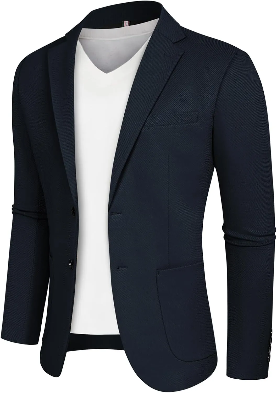 Mens Casual Sport Coats Two Button Suit Jacket with Pockets Lightweight Sport Coat Blazer