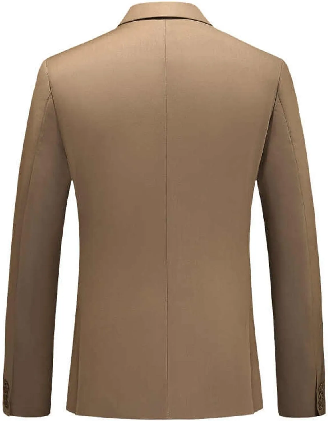 Mens Double Breasted Blazer Slim Fit Casual Suit Jacket Lightweight Business Prom Sport Coats