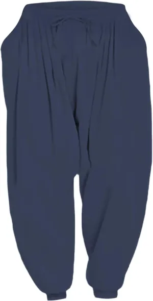 Men's Linen Pants Plain Loose Fit Tapered Slacks Lightweight Vacation Pants Drawstring Waist Yoga Trousers for Summer