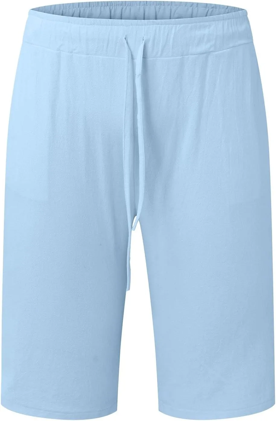 Mens Shorts Cargo SweatShorts Men Jean Graphic Elastic Waist for Dress Casual Oversized Long Linen White Summer