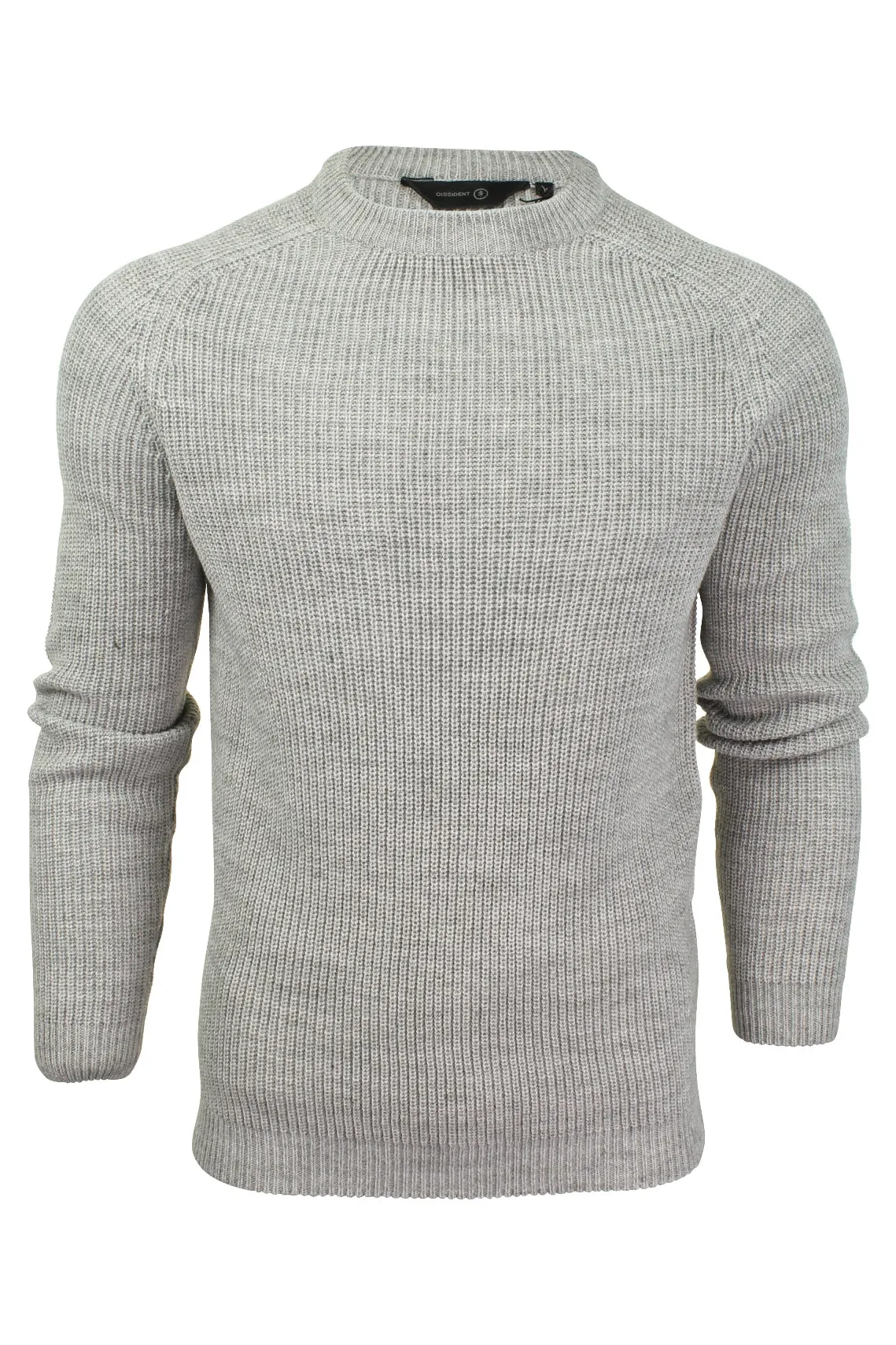 Mens Turtle Neck Knit Jumper by Dissident 'Mino' Wool Mix