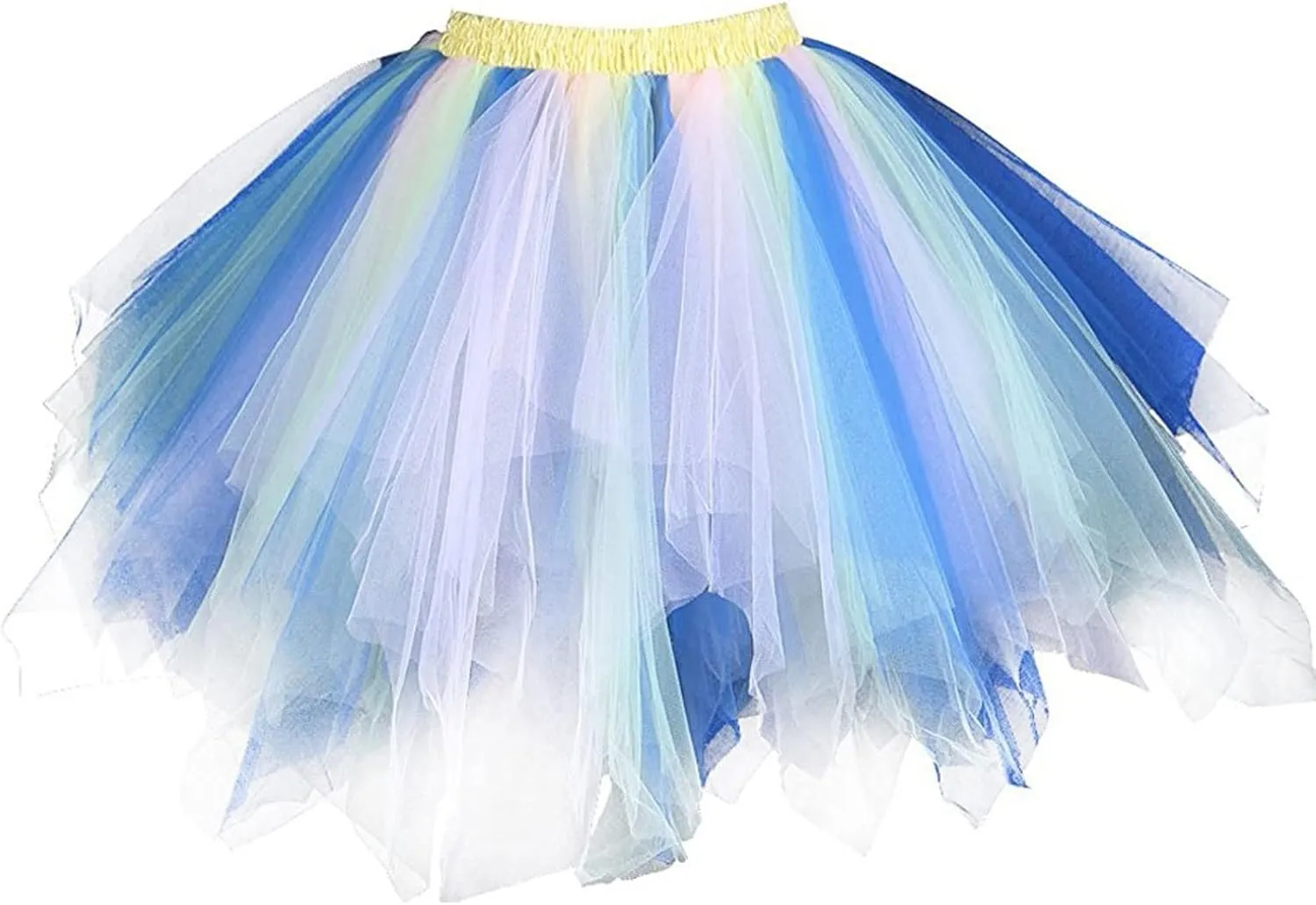 Midi Tulle Skirt for Women Plus Size Splice Dancing Colours Short Pleated Solid Womens Skirt Skirt Adult Plus
