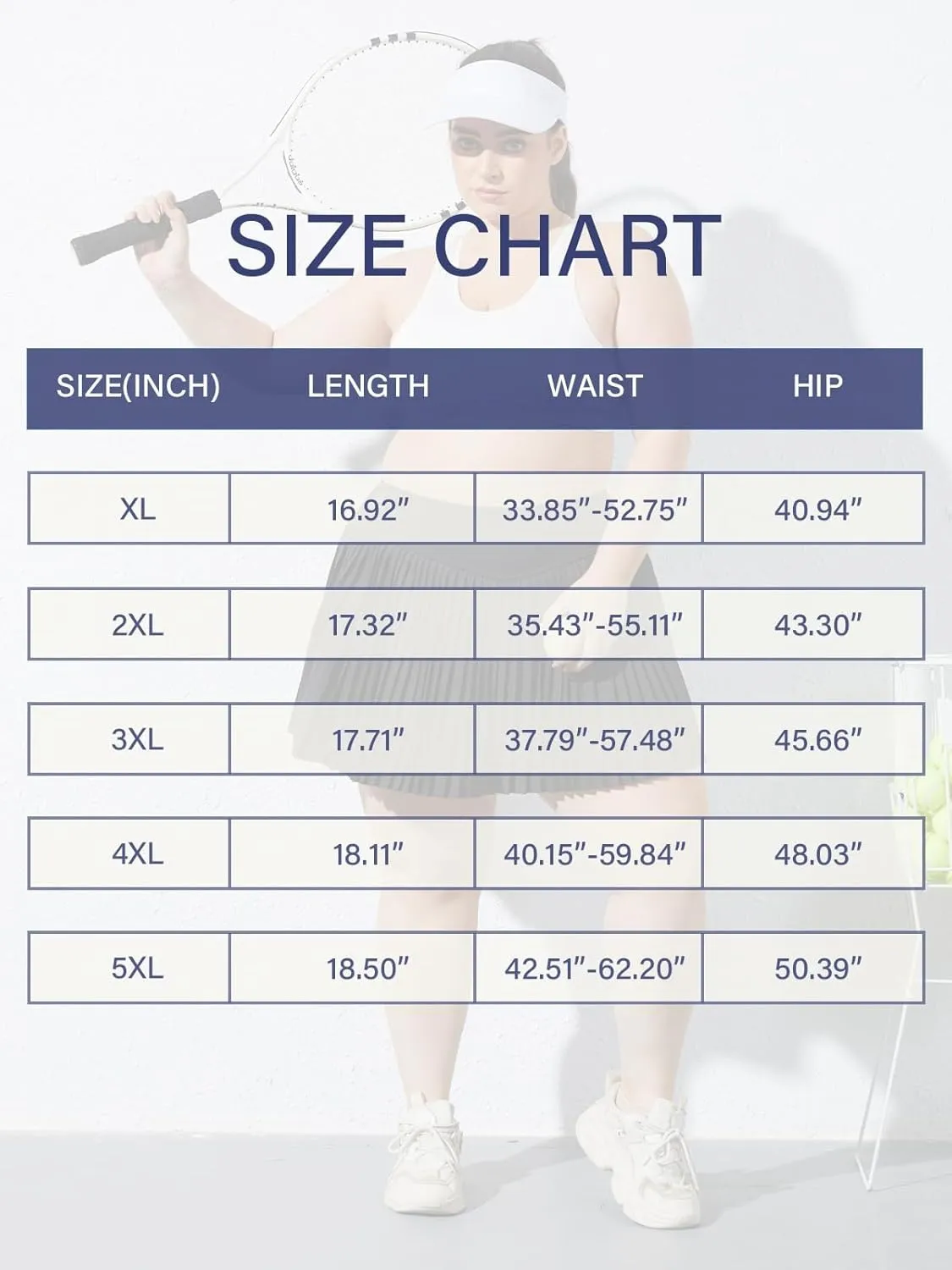 Moon Wood Women Plus Size Pleated Tennis Skirt with Shorts High Waisted Athletic Golf Skort Skirts with Pockets
