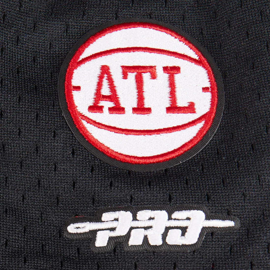 NBA ATLANTA HAWKS CLASSIC LITTLE BOYS SHORT SLEEVE MESH TEE (BLACK/RED)
