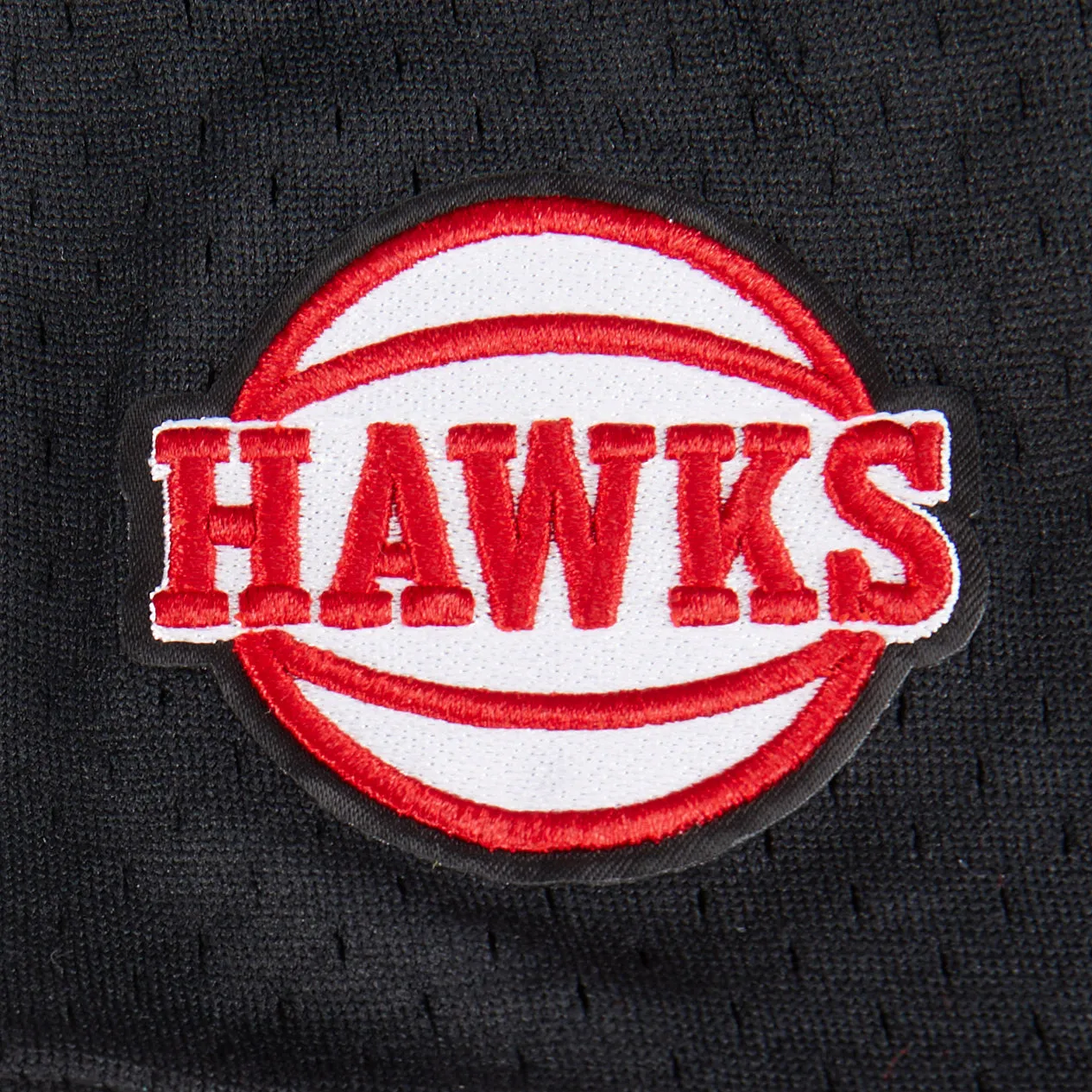 NBA ATLANTA HAWKS CLASSIC LITTLE BOYS SHORT SLEEVE MESH TEE (BLACK/RED)