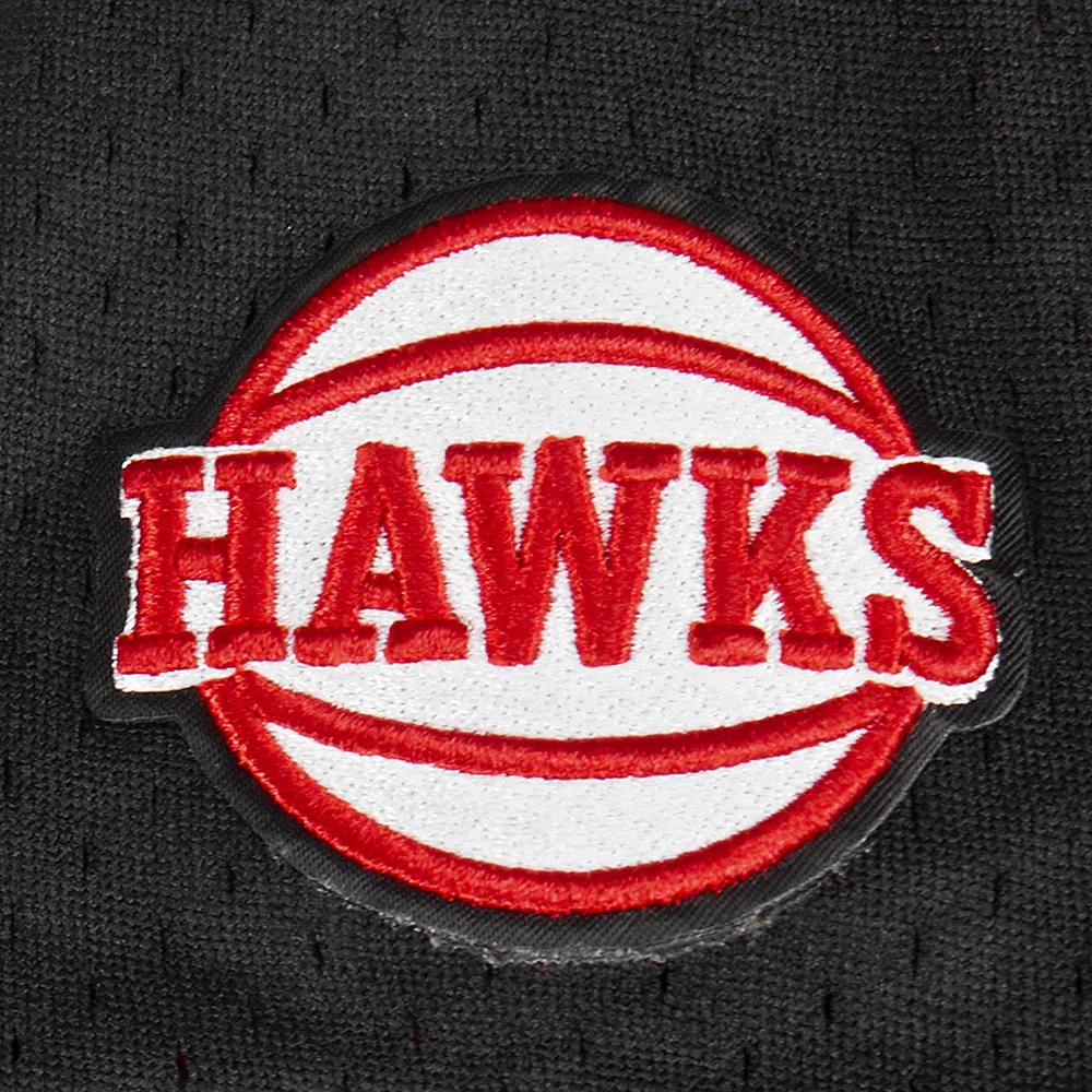 NBA ATLANTA HAWKS CLASSIC TODDLER BOYS SHORT SLEEVE MESH TEE (BLACK/RED)
