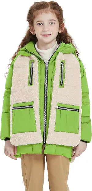 Orolay Children Hooded Down Coat Girl's Quilted Puffer Jacket Boy's Winter Jackets
