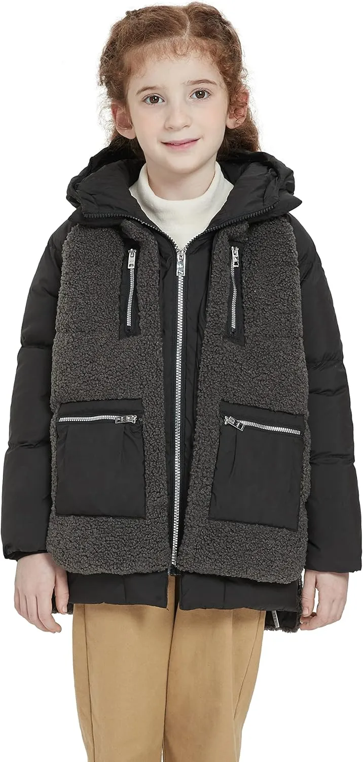 Orolay Children Hooded Down Coat Girl's Quilted Puffer Jacket Boy's Winter Jackets