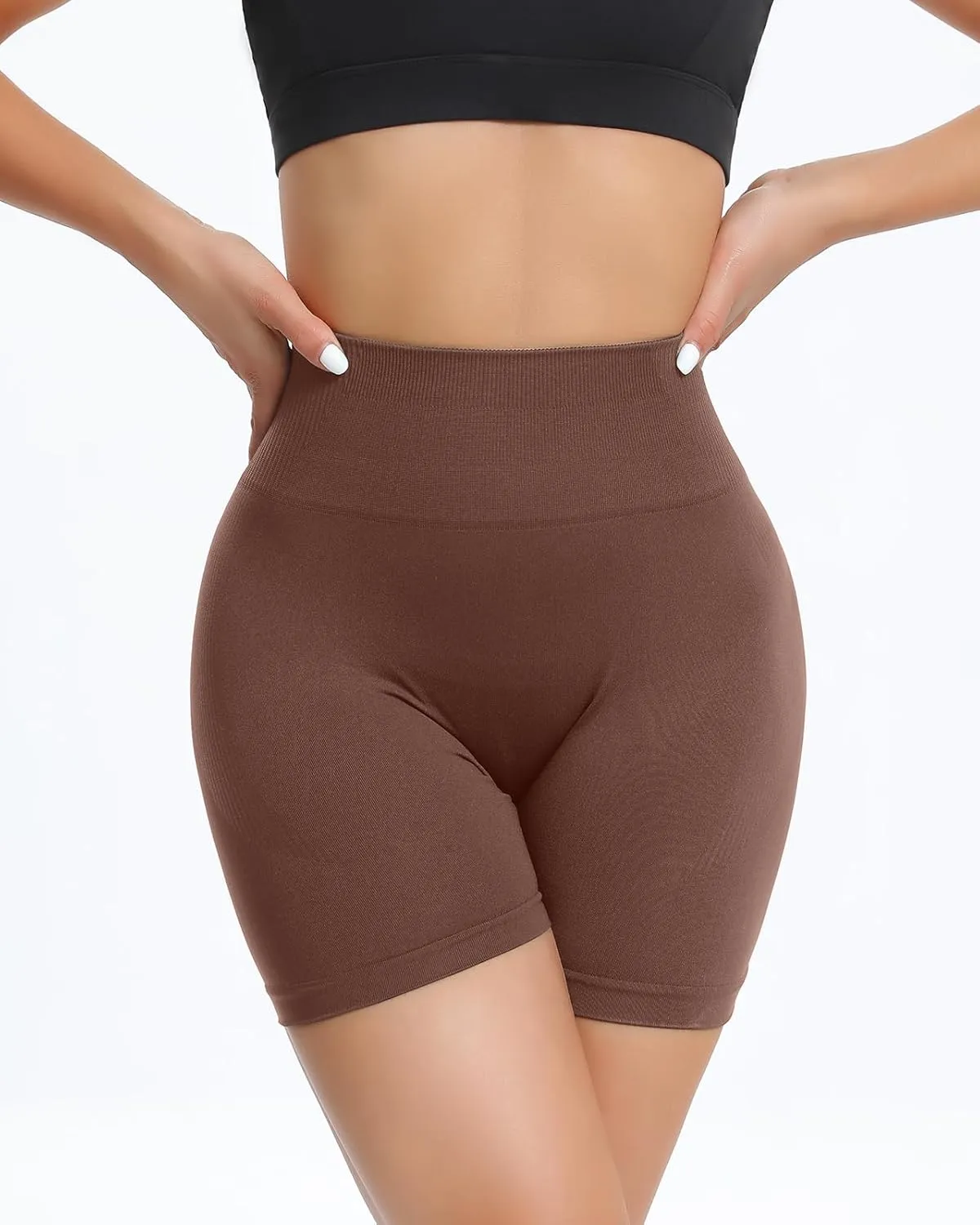 OUDOTA Gym Shorts Women Scrunch Butt Lifting Workout Yoga Shorts Seamless High Waist Biker Shorts for Women Tummy Control