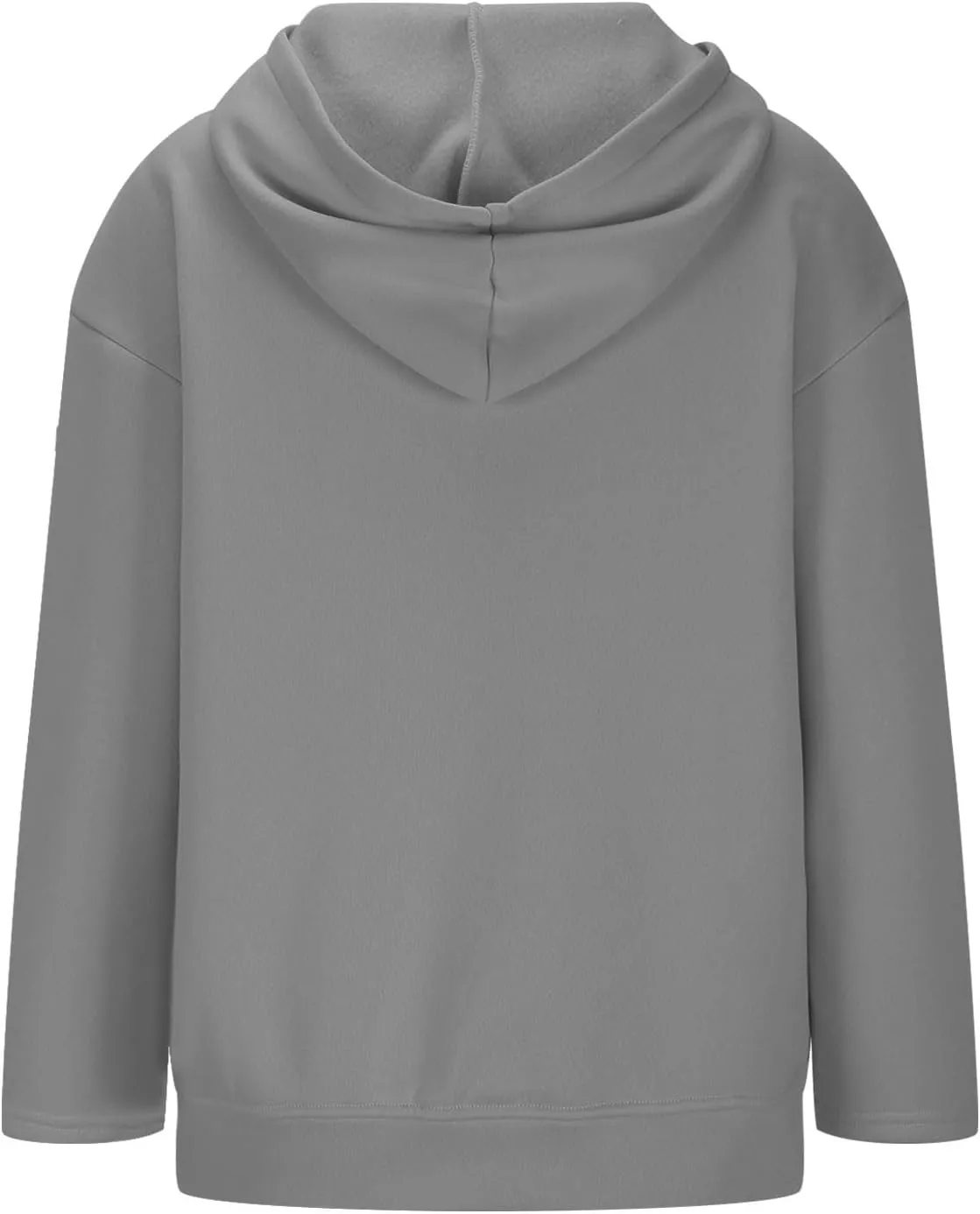 Oversized Hoodie For Womens Solid Color Sweatshirts Long Sleeve Fleece Pullover with Pocket Trendy Fall Outfits