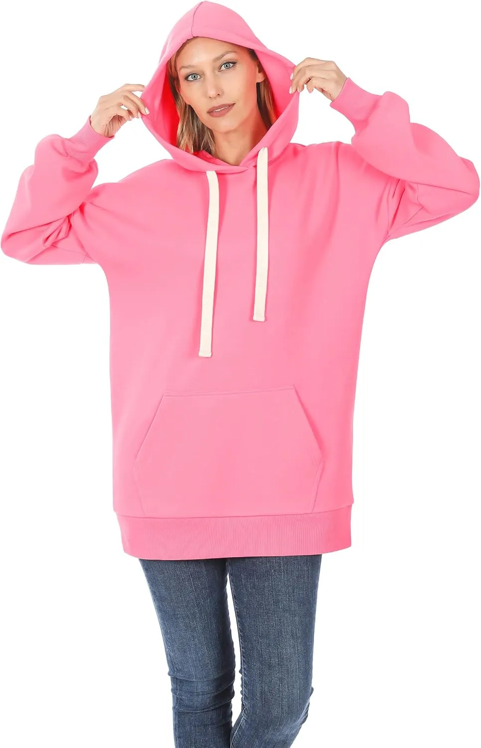 OVERSIZED HOODIE Longline SweaterShirts