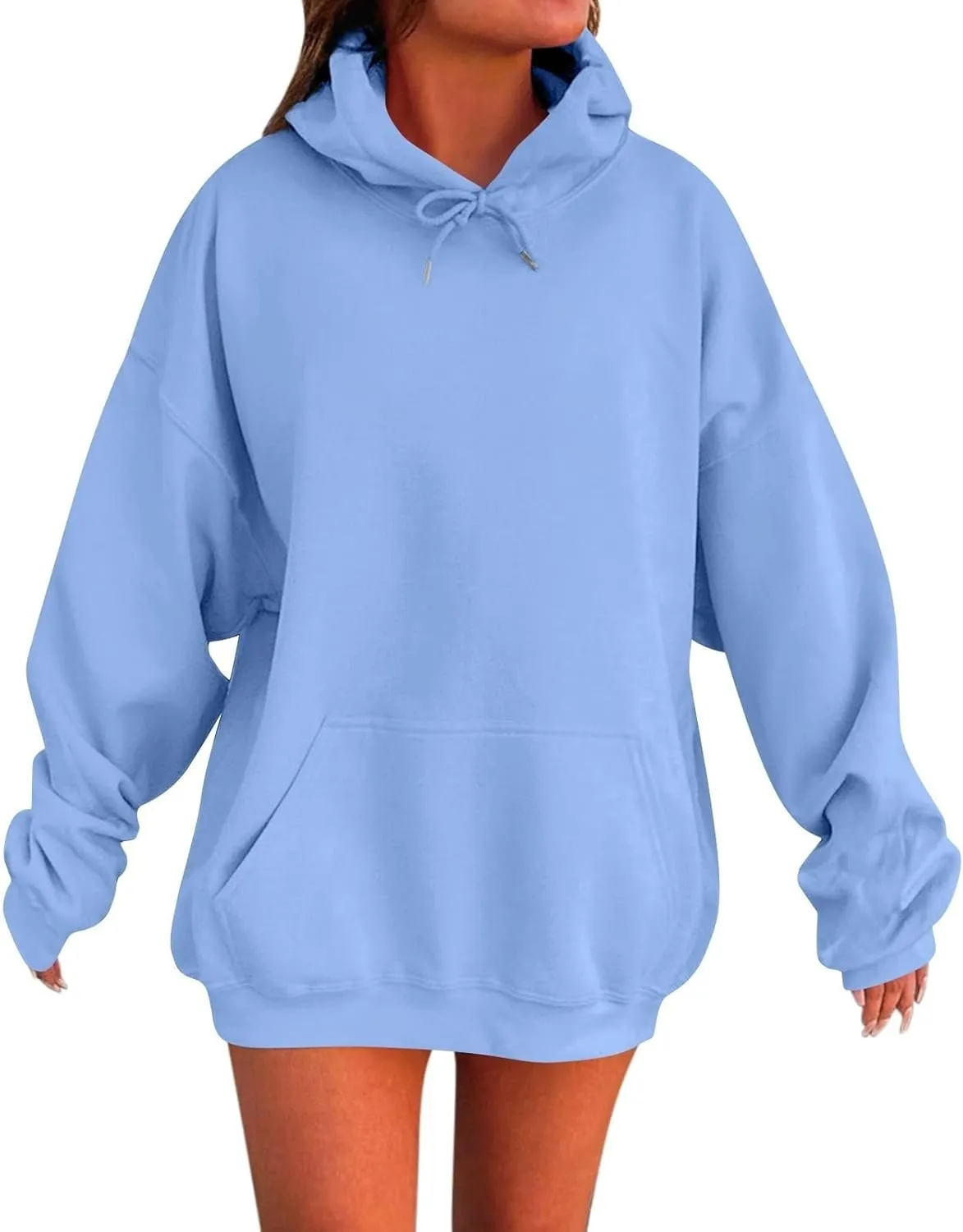 Oversized Hoodies for Women 2024 Christmas Cute Winter Long Sleeve Pullover Casual Comfy Loose Sweatshirt with Pocket
