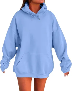 Oversized Hoodies for Women 2024 Christmas Cute Winter Long Sleeve Pullover Casual Comfy Loose Sweatshirt with Pocket