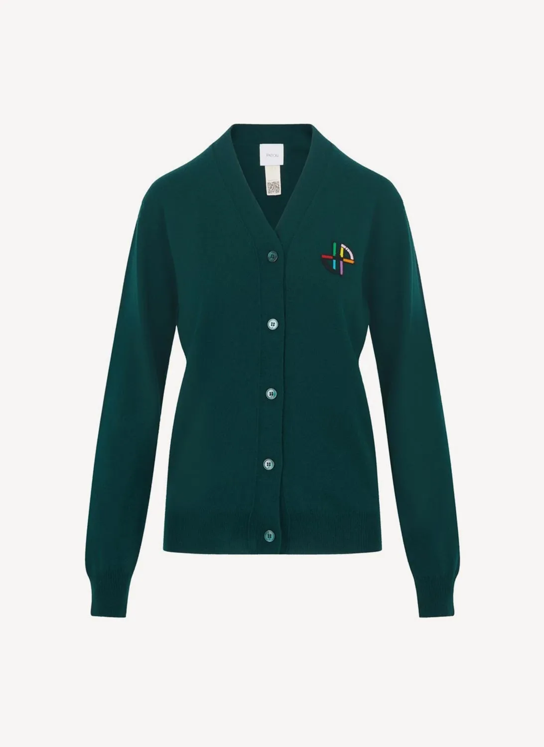 Patou - Cardigan - Green - Femme