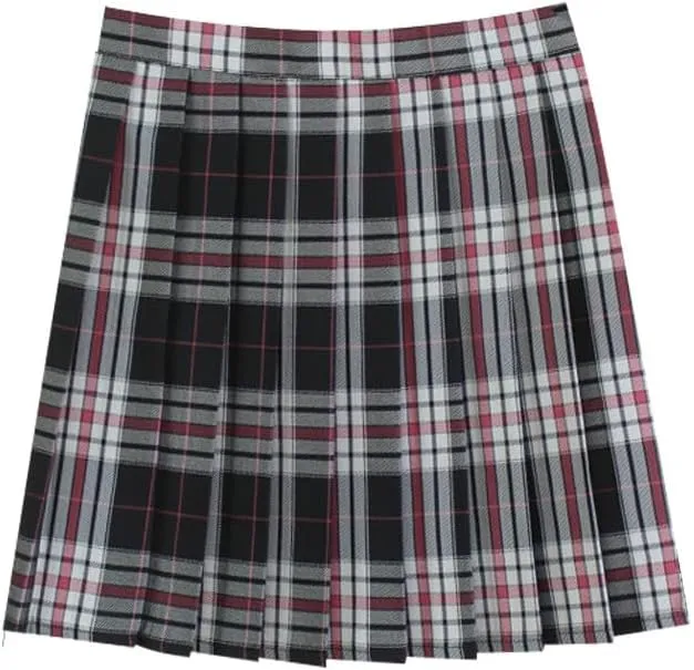 Plaid Skirts for Women Fashion Pleated Swing Skirts Y2K Going Out Skirt High Waisted Skirts Tie and Bow Tie 3 Pack