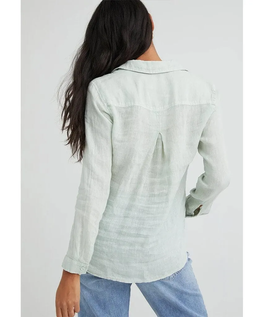Pocket Button Down Soft Mint
