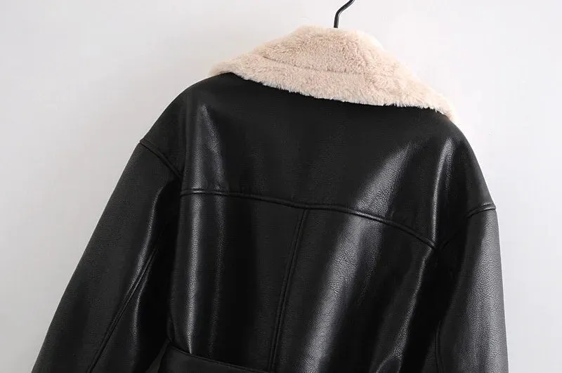 PREMIUM BLACK LEATHER AVIATOR JACKET