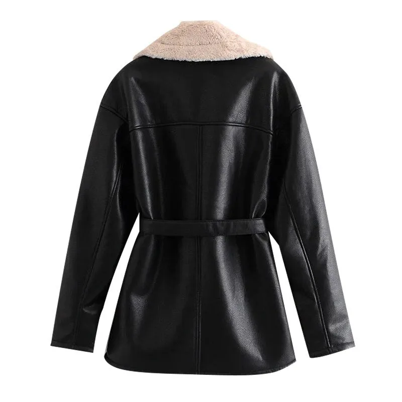PREMIUM BLACK LEATHER AVIATOR JACKET