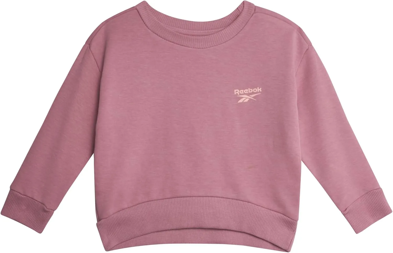 Reebok Toddler Girls' Pants Set - 2 Piece Active Fleece Hoodie Sweatshirt and Leggings for Toddlers and Little Girls (2T-6X)
