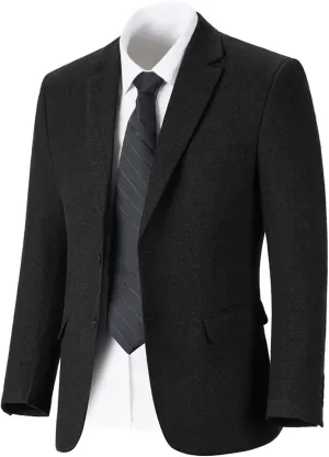Retro Tweed Men's Suit Jackets Herringbone Slim Fit Sport Coats Blazer Prom Business Casual Men Tux Jacket Wedding Blazers