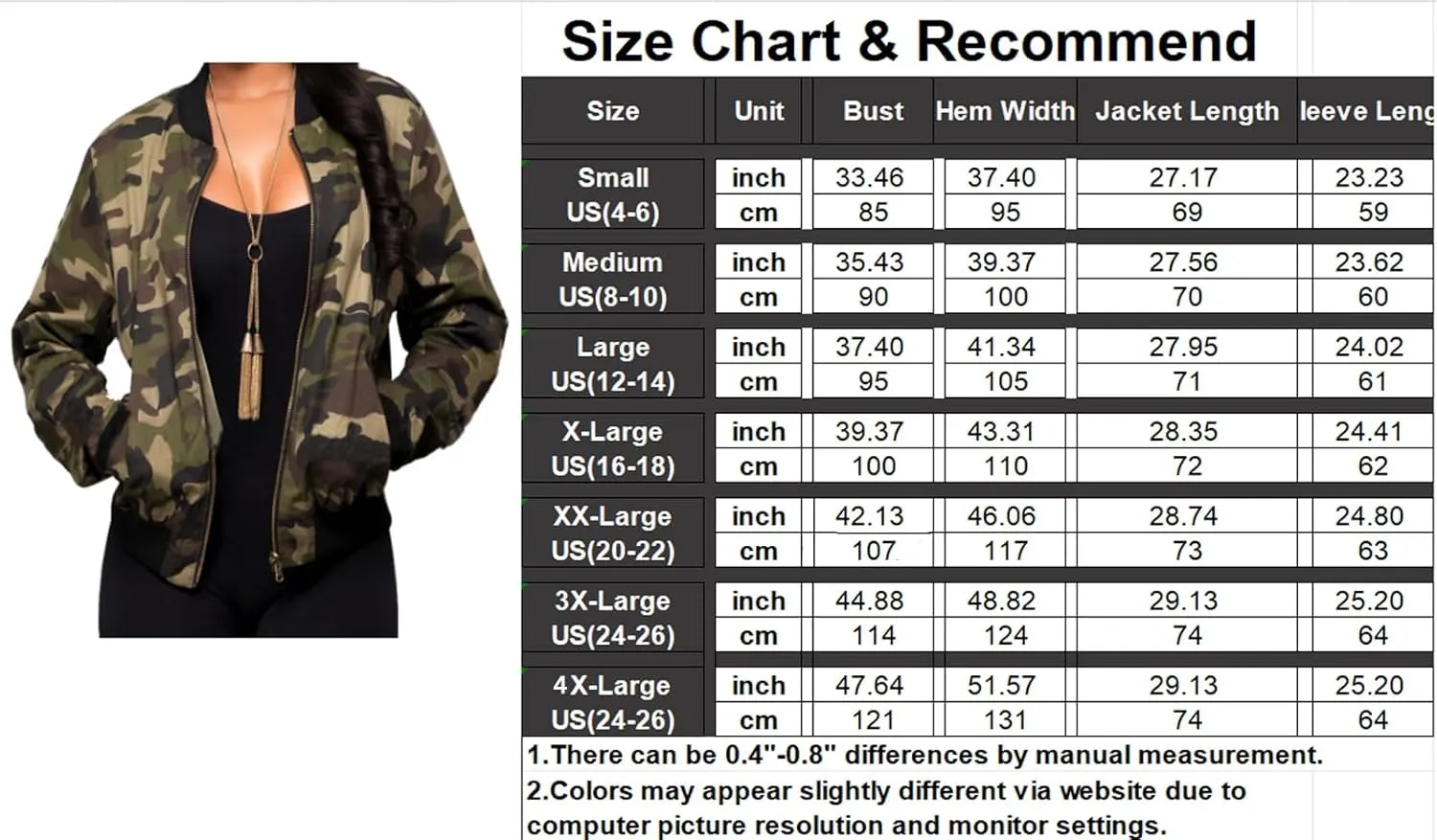 sexycherry Casual Jackets for Women Long Sleeve Lightweight Outwear Bomber Coats with Pockets
