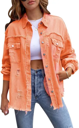 SheKiss Womens Camouflage Shacket Jacket Coats Fashion Fall Long Sleeve Zipper Canvas Camo Jackets with Pockets