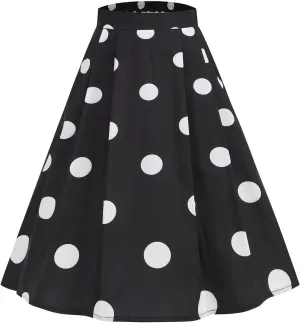 Skirts for Women Floral Graphic Midi Knee Length Loose Fit Ruched Skort Women 2025 Fashion