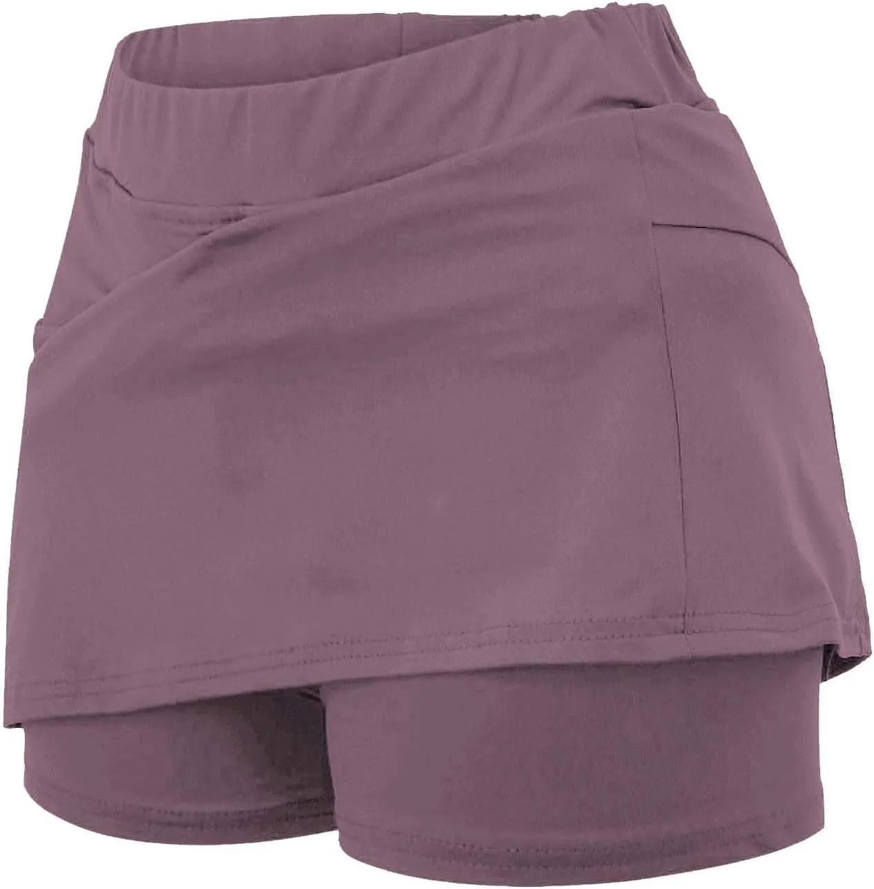 Skorts for Women with Pockets Tummy Control High Waist Yoga Short Pants Summer Dressy Casual Athletic Sports Skirt