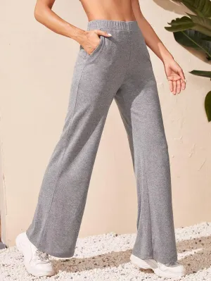 Slant Pocket Wide Leg Pants