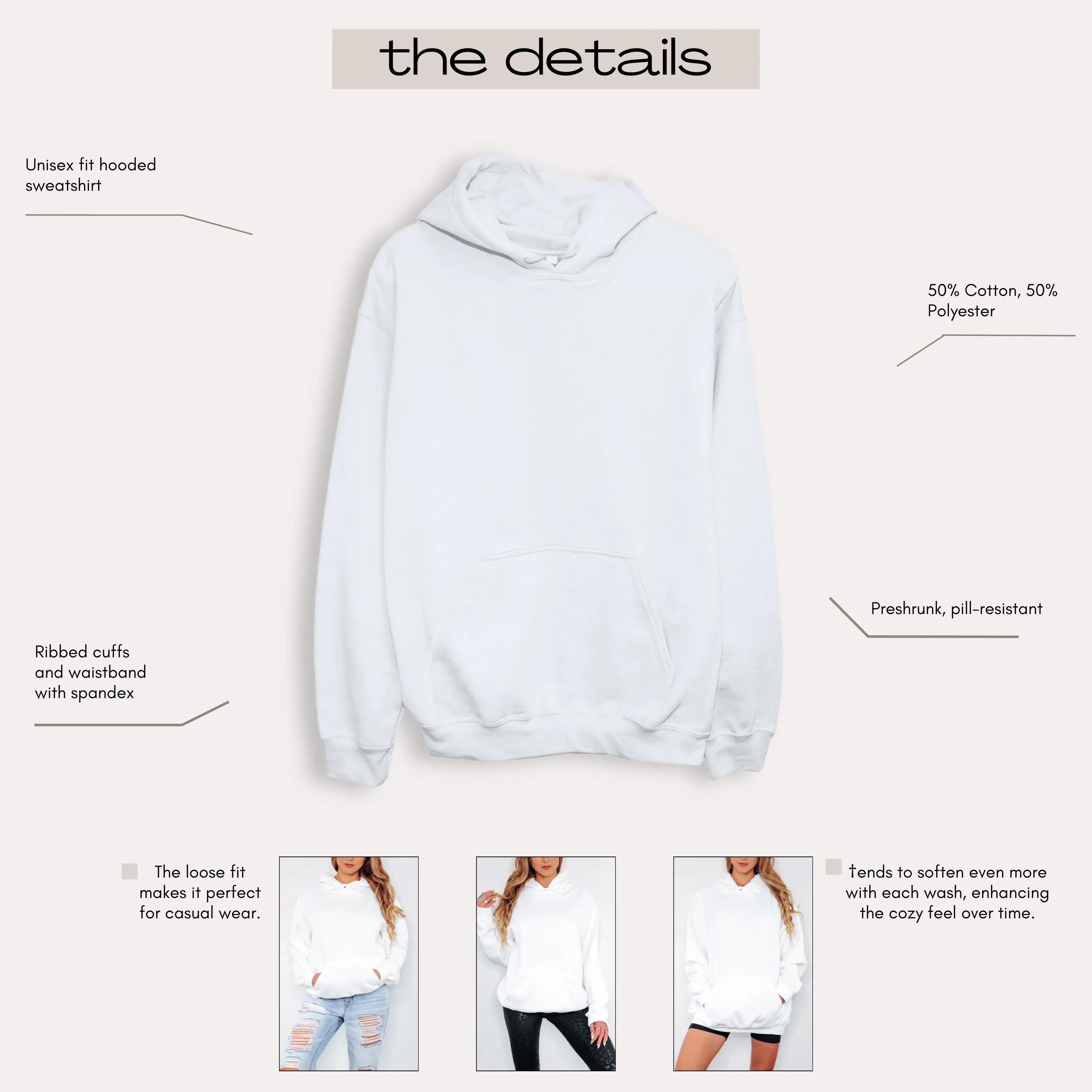 somebody's problem | modest crop hooded sweatshirt
