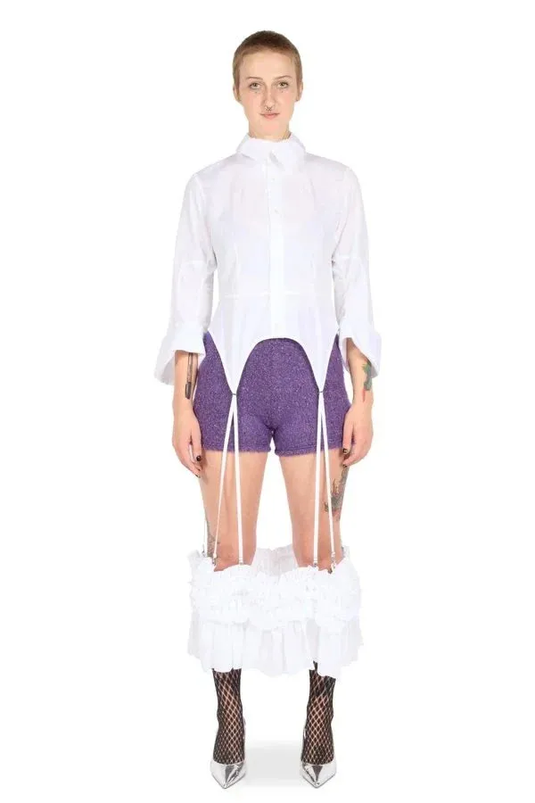 Sparkle Knit Short Pants