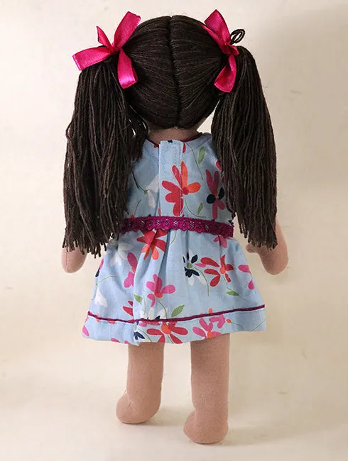 Steiner Girl Doll - Dark Brown Hair Large