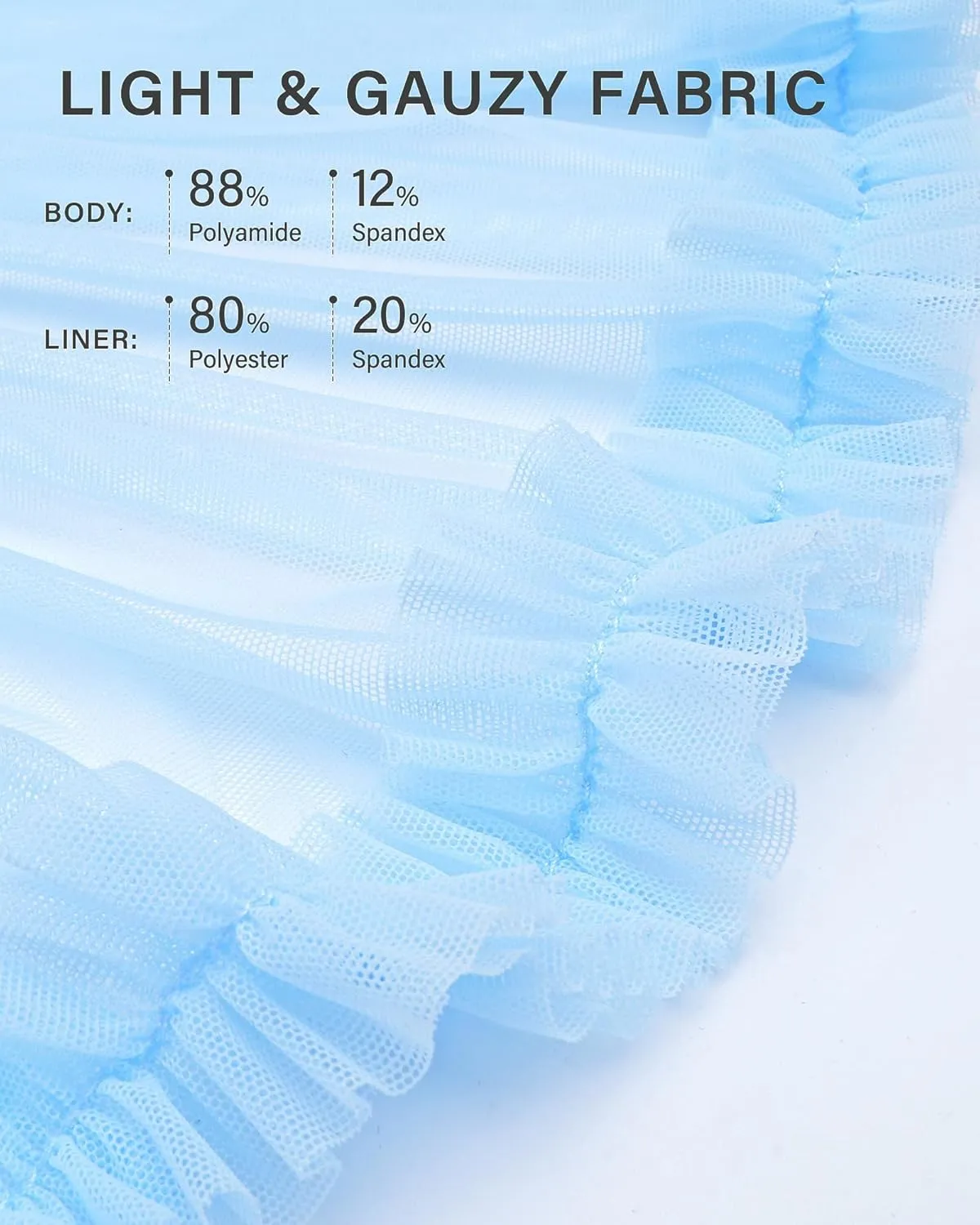 Stelle Women's High Waist Athletic Skorts with Shorts Pockets Ruffle Flowy Mini Cake Skirt Layered Pleated Cute Casual Summer
