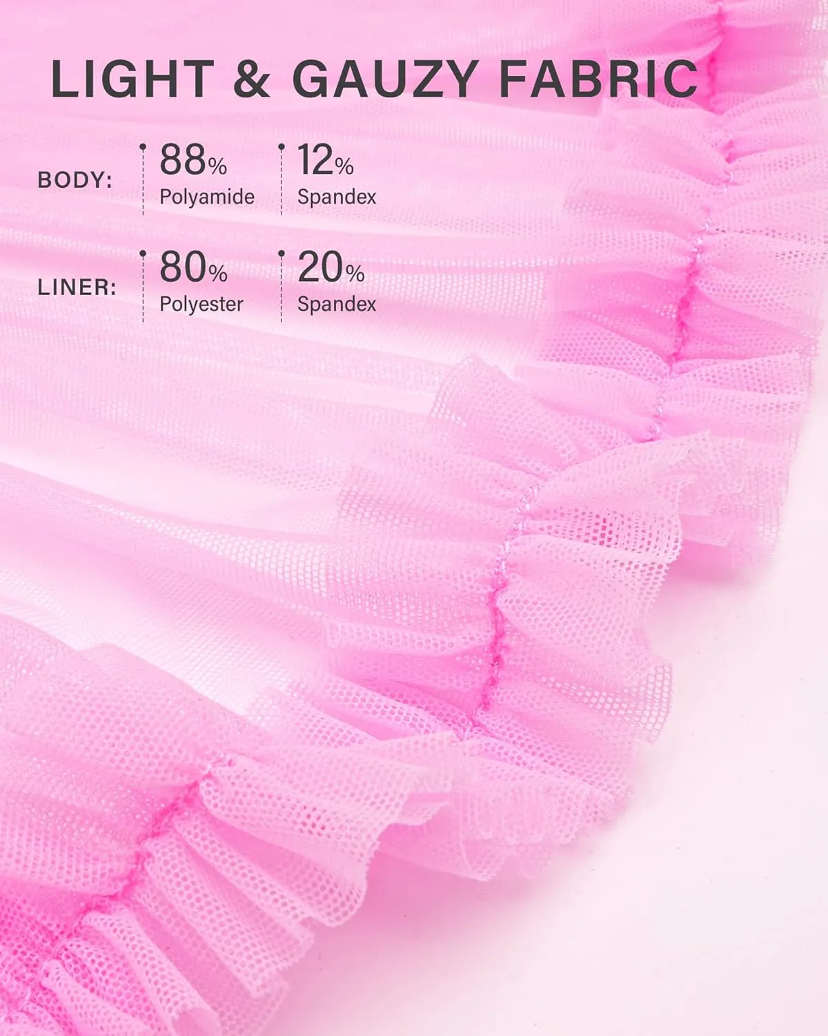 Stelle Women's High Waist Athletic Skorts with Shorts Pockets Ruffle Flowy Mini Cake Skirt Layered Pleated Cute Casual Summer